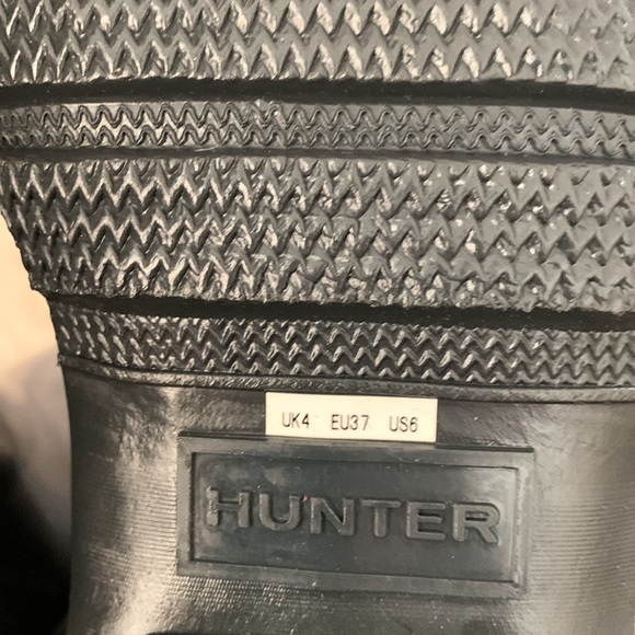 Hunter Original Tall Gloss rain boots dark slate - Picture 9 of 10